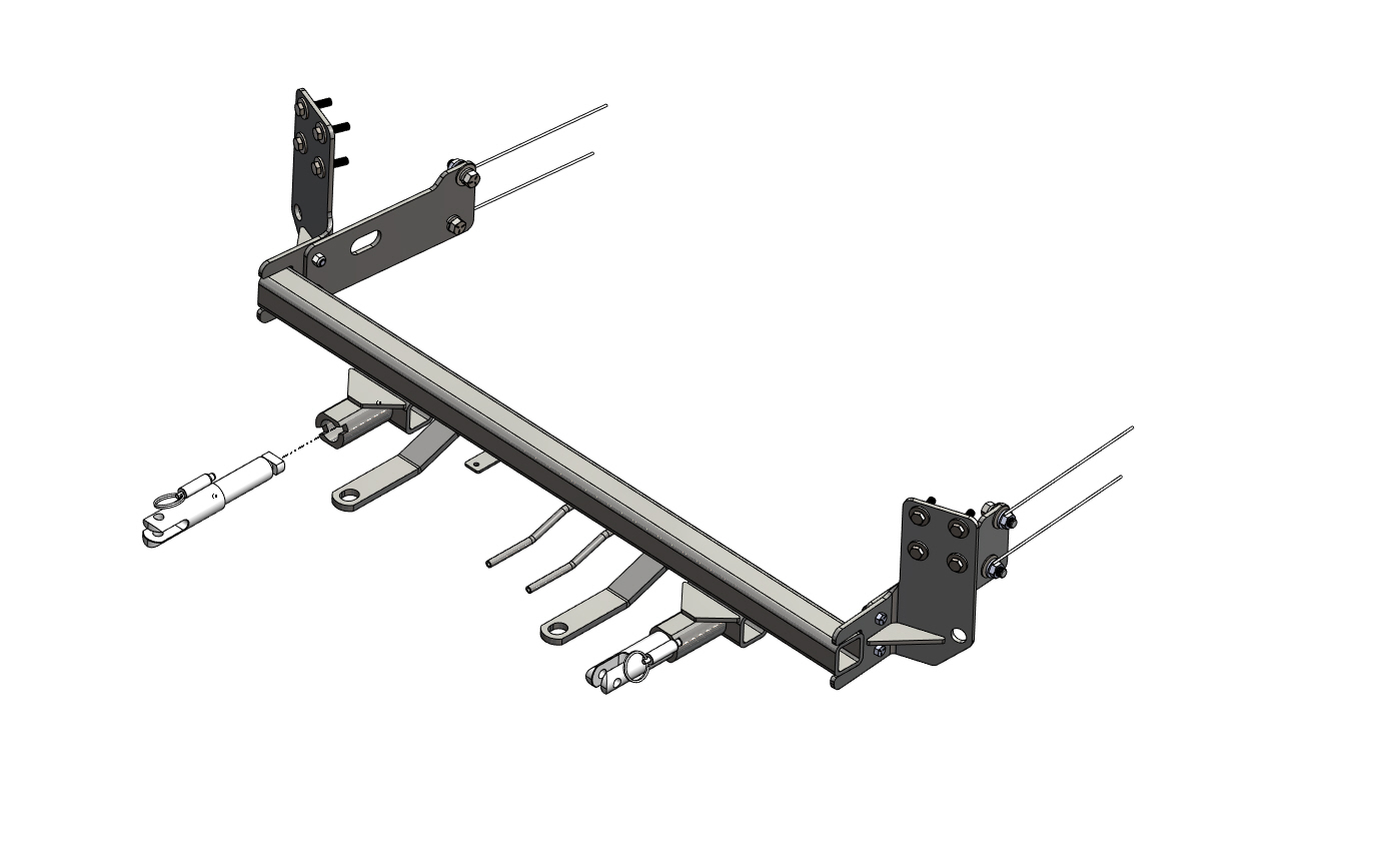 Blue Ox BX1744 Tow Bar Base Plate, Chevy Trailblazer Rs